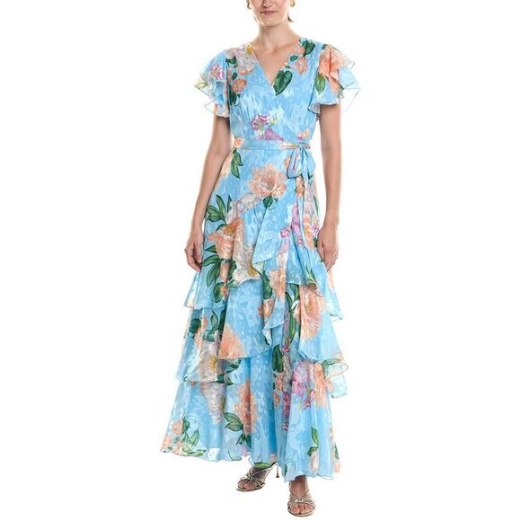 Hutch Dresses & Skirts - Hutch Womens Rhetta Maxi Wrap Dress, Blue